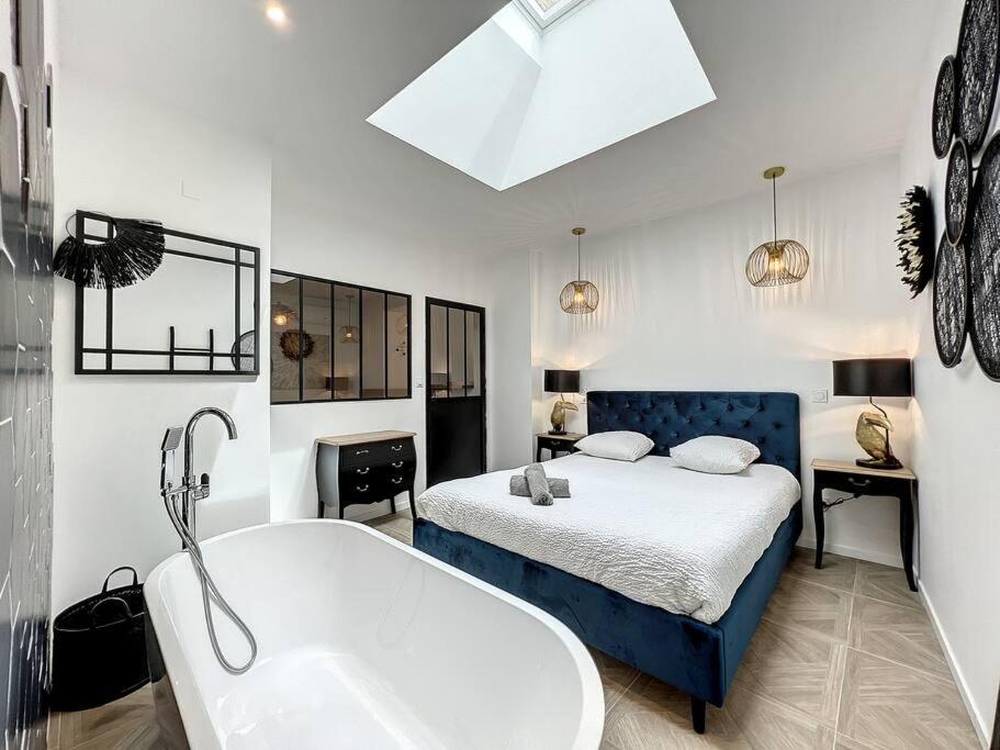 Apartamento Loft Raffine Et Chic Au Calme Proche Du Centre De Beziers Et Des Plages Boujan-sur-Libron Exterior foto